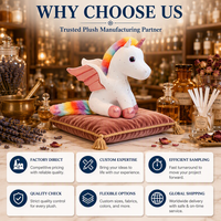 Fabricant OEM ODM, personnalisation de peluches, licorne en peluche, entreprise de personnalisation de jouets en peluche, mascotte en peluche