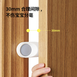 FaSoLa Anti Pinch Door Stopper White Silicone Child Safety Door Stop Wall Mount Easy Installation - Product Image 3