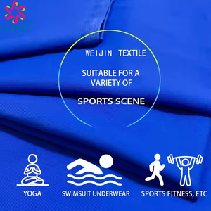 Rắn Màu Thoáng Khí Nylon Spandex Căng Đồ Bơi Vải Dệt Kim Vải Bốn Chiều Căng Vải Cho Thể Thao Yoga Quần Áo Bikini - Product Image 6