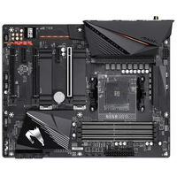 Carte mère de jeu GIGABYTE B550 AORUS PRO AC d'occasion avec socket AMD AM4, chipset B550, prise en charge du Wi-Fi, processeur Ryzen 7 3700X 3800XT