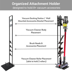 Support de stockage de remplacement en métal support de Station d'accueil adapté aux pièces d'<span class=keywords><strong>accessoires</strong></span> d'aspirateur Dysons V6 V7 V8 V10 V11 V12 <span class=keywords><strong>V15</strong></span> - Product Image 3