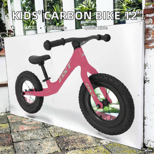 Bicicleta de equilibrio de fibra de carbono de 12 pulgadas para niños, bicicleta sin pedal de una sola velocidad para niños pequeños de 2 a 6 años - Product Image 3