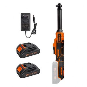 Llave de Trinquete Eléctrica de Largo Alcance de 21V, Grado Industrial y para Bricolaje, con Batería de Iones de Litio para Mayor Duración y Rendimiento Potente - Product Image 5