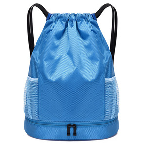 2026 Waterproof Sport Beach Gym Front Zipper Pouch Pocket Travel <b>Drawstring</b> <b>Backpack</b> Bag - Product Image 4