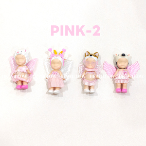 ชุดกระโปรง 4 ชิ้น สำหรับตุ๊กตา Sonny Angel สินค้าขายดี ชุดน่ารัก ชุดแฟนซี ของตกแต่ง ชุดโครเชต์ และกระโปรงพร้อมปีกและรองเท้า - Product Image 2