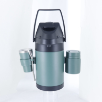 Ensemble distributeur d'eau et tasse isotherme à double paroi en acier inoxydable 2,0 L/2,5 L/3,0 L