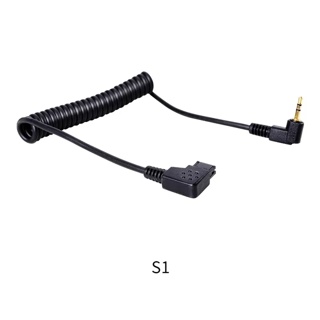Zhiying SLR Camera Shutter Release Spring Wire Electric Slide Rail Connection 2.5mm Plug C1C3N1N3S2 Cable