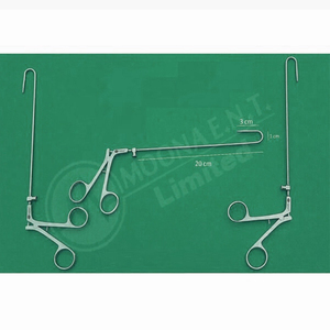 Pinces à griffes d'alligator réutilisables, longueur 20 cm, en acier inoxydable, mâchoires orientées à 180 degrés vers l'arrière - Product Image 4