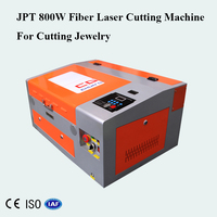 Machine de découpe laser à fibre à refroidissement par air 800W pour acier au carbone, acier inoxydable, aluminium, laiton, tôle galvanisée, alliage de titane