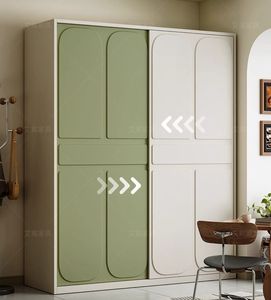 <span class=keywords><strong>ตู้</strong></span><span class=keywords><strong>เสื้อผ้า</strong></span>บานเลื่อนห้องนอน<span class=keywords><strong>ตู้</strong></span><span class=keywords><strong>เสื้อผ้า</strong></span>สไตล์ครีม2024ใหม่ของบ้านตู้เก็บของความจุขนาดใหญ่ - Product Image 5