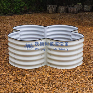 Steel Planter Box & Metal Fence Post Making Machine Colored Raised Garden Bed Rolling Forming Machine with Motor Core Component - Product Image 4