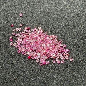 Natural Pink Tourmaline Round Brilliant Cut 1.0-1.5mm Loose Gemstone Jewelry Stone - Product Image 2
