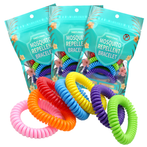 10 <span class=keywords><strong>Pulseras</strong></span> Repelentes de Mosquitos de <span class=keywords><strong>Citronela</strong></span> Ecológicas - Banda de Control de Plagas de EVA Sostenible con Empaque Individual - Product Image 5