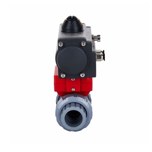 Vanne à boisseau sphérique pneumatique en CPVC de haute qualité de Chine, de 2 à 4 pouces, DN50 à DN100, à raccordement par emboîtement - Product Image 5