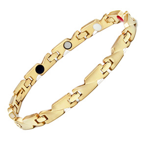 Personalidade criativa Titanium Steel Magnet Pulseira Moda Luz Luxo Saúde Energia Massagem Produto com íon negativo - Product Image 3