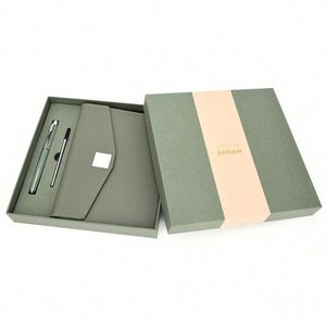 2025 Corporate <b>Gift</b> Idea 7-in-1 Business Notebook & Pen <b>Gift</b> Set with Custom Logo Silk Screen Printed A5 PU for Promotional Use - Product Image 1
