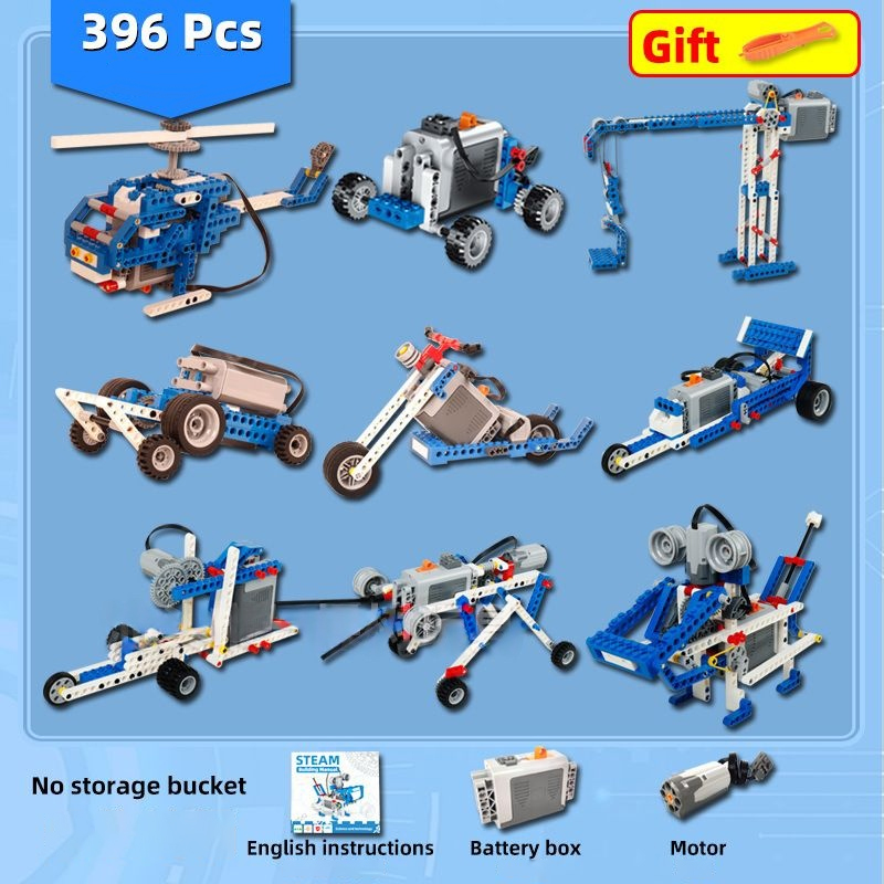 (Versión en inglés) 9686 Material didáctico [396 piezas]