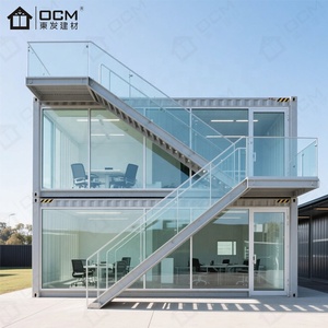 Kit de conversion de maison de conteneur d'expédition bricolage maison modulaire préfabriquée avec portes fenêtres et système électrique - Product Image 2