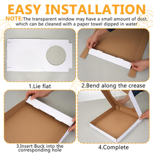 Scatole per Pizza Personalizzate in Cartone Ondulato, Resistenti, con Finestra Trasparente per Consegna a Domicilio - Product Image 3
