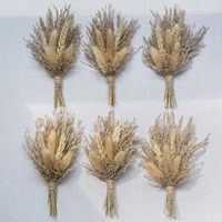 Buket bunga kering alami desain trendi terbaru buket bunga pernikahan Pampas bunga kering