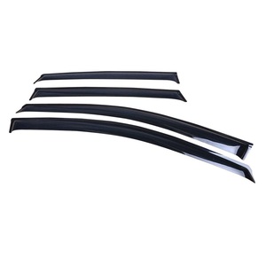 Déflecteur de vent et de pluie universel pour vitres latérales de voiture style sport en PMMA, installation facile, moulage sous blister intégré pour berlines et SUV - Product Image 4