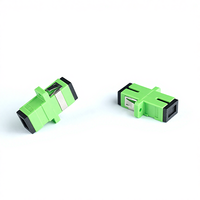 Adaptateur de fibre optique LC APC, connecteur coupleur simple duplex, bride DIMAN FTTH FTTX, garantie 1 an