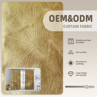 Tissu de rideau hautement recommandé, occultant, gaufré, jacquard, non tissé, 100% polyester, poids moyen 190 g/m², largeur 280 cm