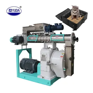 China Pet Supplies Low Price Bentonite Pine Cat Litter Machinery Granulator Pellet Making Machine /Pellet Mill wholesale factory