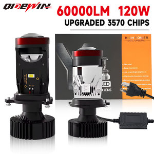 Y7D H4 <b>LED</b> <b>Headlight</b> 60W 15000LM Bi-Xenon Projector Retrofit Car Light - Product Image 2