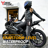 Sac de cuisse pour moto MOTOCENTRIC, sac de jambe imperméable 3L, pochette de jambe réfléchissante pour la sécurité nocturne, sac de hanche pour le cyclisme, hommes et femmes