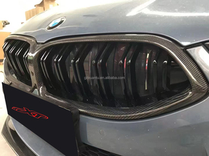 Parrilla delantera de riñón de fibra de carbono G14 G15 G16, doble listón para <span class=keywords><strong>BMW</strong></span> <span class=keywords><strong>Serie</strong></span> <span class=keywords><strong>8</strong></span>, rejilla de parachoques 2D 4D 2019 + - Product Image 6