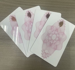 Salida de fábrica imprimible 100% tarjetas de identificación blancas de policarbonato puro interfaz de comunicación NFC y RFID 1K Chip número de modelo ISO - Product Image 5