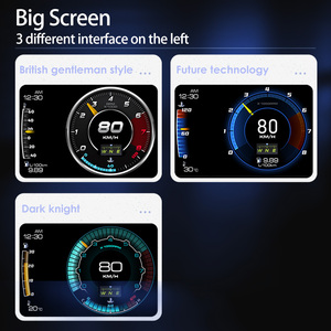 Affichage tête haute universel pour voiture Hud Obd Gps <span class=keywords><strong>Speedo</strong></span> Meter RPM Turbo Pressure Varie Interface OBD2 Heads Display for Safety Driving - Product Image 5