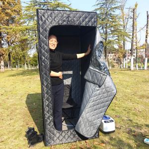 Sauna Portátil con Vaporizador y Bañera para Uso Diario, Interior y Exterior, Ligera y Fácil de Instalar, 2.6x2.6x5.9 pies, Precio de Fábrica - Product Image 2