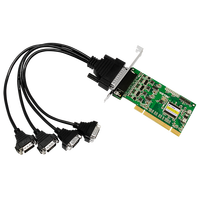 Tarjeta de Expansión Serial UOTEK PCI RS-485 de 4 Puertos, Alta Velocidad 300-921.6kbps DR44, Conversor Universal con Aislamiento RTS/CTS/XON/XOFF