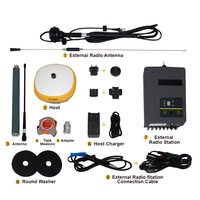 Kit Completo TopTech TK800 con Radio de 5W, 21 km de Distancia, Estación Base GNSS RTK, TK600 Láser RTK con Radio Externa