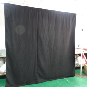 Soporte telescópico ajustable para telón de fondo de eventos y fiestas con tubos y cortinas. - Product Image 2