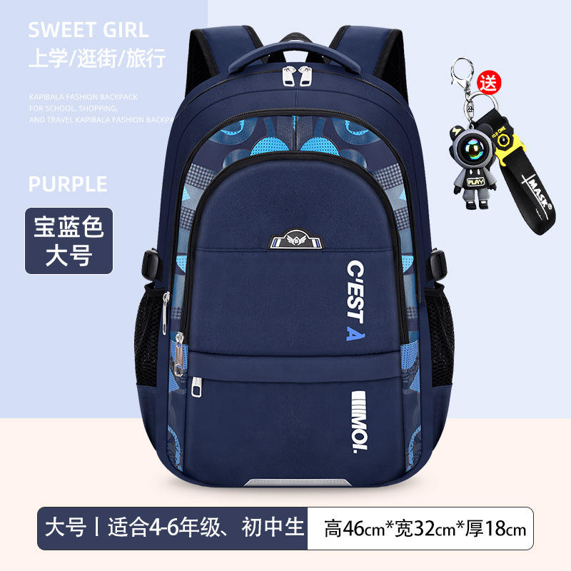 Grand sac à dos bleu royal