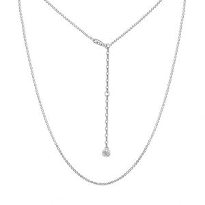 Colliers pendentifs Dylam au design élégant en argent sterling 925 plaqué rhodium et or 18 carats avec zircone 5A pour femmes - Product Image 1