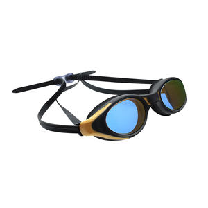 SAEKO Lunettes de natation unisexes drôles Boucle arrière ultra rapide facilement ajustée anti-buée pour adultes - Product Image 1