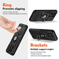 Coques de protection anti-chute compatibles Honor X9C/X9D & Magic8 Pro et supports anneau pour smartphones Windows
