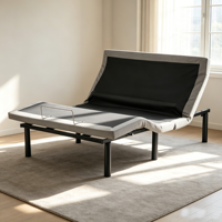 Base de lit rembourrée réglable électrique avec inclinaison tête-pieds, pliable, pour grossistes en meubles - Fournisseur Fabricant