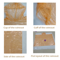 Imperméable jetable universel pour adultes en PE, coupe-vent, imperméable, léger, avec logo, pour la randonnée, les voyages, le camping