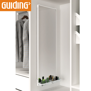 <span class=keywords><strong>Specchio</strong></span> <span class=keywords><strong>a</strong></span> figura intera con cornice da <span class=keywords><strong>appendere</strong></span> alla porta dell'armadio, estraibile, colore moka, per interni di guardaroba - Product Image 2