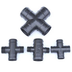Conectores de Manguera Plana de Plástico de Alta Calidad, Cruzados de 50 mm, para Sistemas de Riego Agrícola - Product Image 5