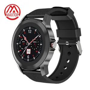 Maxtop Logo Personnalisé Grande Batterie Numérique Montre Smart Watch 1.28 Pouces Ip 67 Résistant À L'eau Smartwatch Hommes Sport Fitness Montre Smart Watch