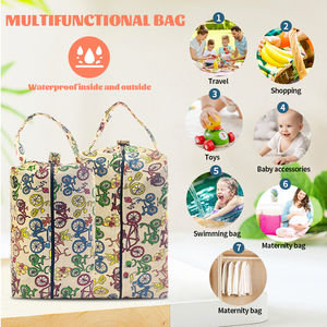 Bolsa de fraldas portátil, fralda impermeável, pods, viagem, reutilizável, lavável, bolsa de bebê molhada - Product Image 6