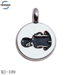 Diy joyería ajuste brazalete redondo etiquetas logotipos mate oro aleación alfabeto letra encanto colgante para mujer collar - Product Image 6