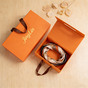 Custom Logo Luxury Foldable Magnetic Lid Clothing <strong>Dress</strong> Packaging Gift Boxes Rigid Cardboard Magnet <strong>Box</strong> Ribbon Handle - Product Image 3