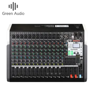 GAX-TXS16 Mixer Audio DJ 16 Saluran Profesional dengan 24 Jenis Equalizer DSP 7-Band BT USB MP3 Audio Stage Performance Mixer